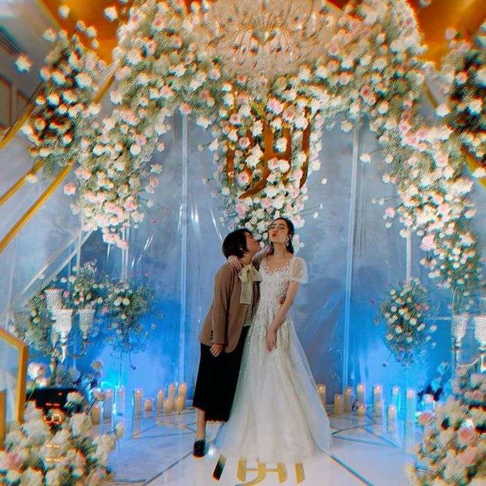 Không gian tiệc cưới đẹp như mơ của dàn sao Vbiz 2019
