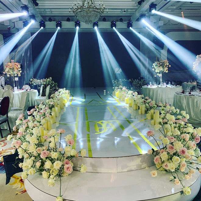 Không gian tiệc cưới đẹp như mơ của dàn sao Vbiz 2019