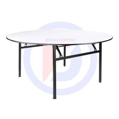 Bàn tròn sự kiện 1m6 phủ PVC